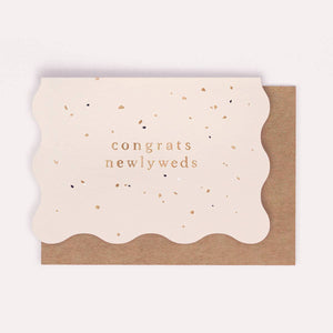 Newlyweds Wedding Card | Wedding Day Card | Confetti Card