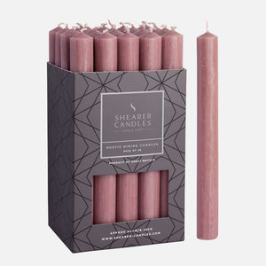 Dusty Pink 8 inch Dinner Candles - Individual