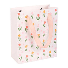Load image into Gallery viewer, Tulip Print Spring and Mother's Day Gift Bag
