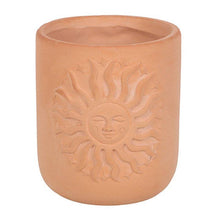 Load image into Gallery viewer, Terracotta Sun Plant Pot
