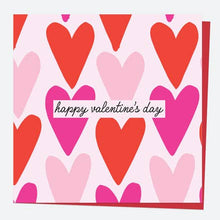 Load image into Gallery viewer, Valentine&#39;s Day Card - Falling Hearts
