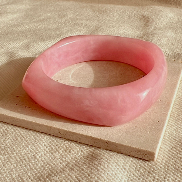 Acrylic Bangle - Candy Floss