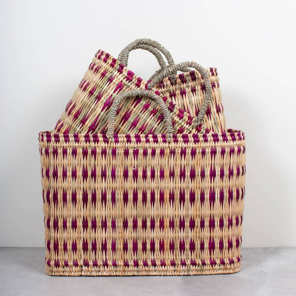 Bali Basket Bags - Violet