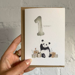 Panda 1st Birthday Card | Special Age Birthday Cards