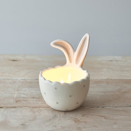 Ceramic Bunny Ear Egg Cup