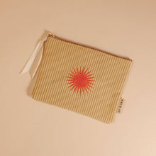 Load image into Gallery viewer, Corduroy Pouch in Pale Ochre
