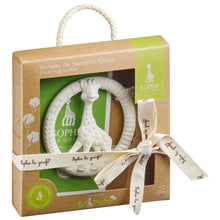 Load image into Gallery viewer, So Pure Sophie La Girafe Circle Teether - Natural Rubber
