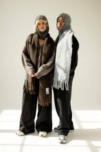 Load image into Gallery viewer, The Reykjavik Scarf with RWS Wool - Dark Chocolate - AW24
