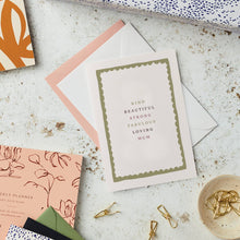 Load image into Gallery viewer, Type Mum Birthday Card | Mother's Day Cards
