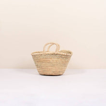 Load image into Gallery viewer, Mini Market Tote Basket Bag
