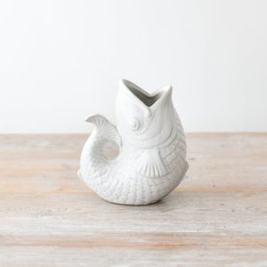 Ceramic Fish Vase - 14.7 cm