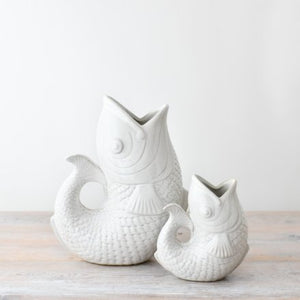 Ceramic Fish Vase - 14.7 cm