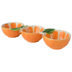 Orange Serving Bowls 28cm