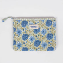 Load image into Gallery viewer, Floribunda Zip Pouch, Sage
