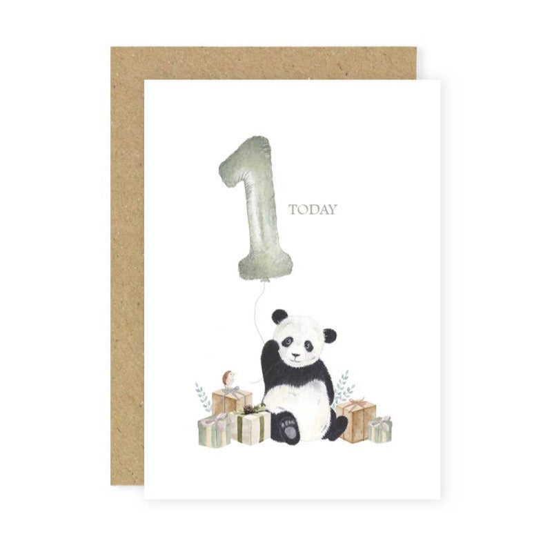 Panda 1st Birthday Card | Special Age Birthday Cards