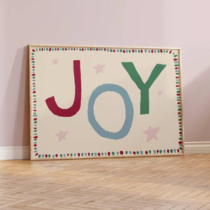 Joy Christmas Print