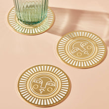 Load image into Gallery viewer, The Sol Coasters in warm beige
