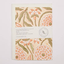 Load image into Gallery viewer, Hand Block Printed Greeting Card - Rajmala Coral
