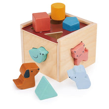 Load image into Gallery viewer, Wooden Toy Bambino Shape Sorting Cube For Kids
