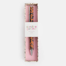 Load image into Gallery viewer, Tan Leopard Boxed Pen
