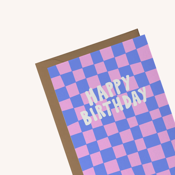 Happy Birthday Checkerboard | Birthday Card