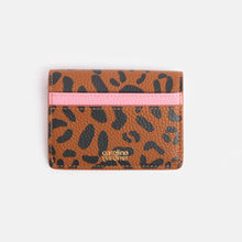 Load image into Gallery viewer, Tan Leopard Envelope Card Holder
