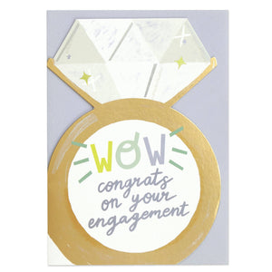 Wow - congrats on your engagement!