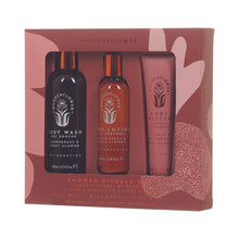 Load image into Gallery viewer, 3pc Shower Rituals Set - Lemongrass &amp; Sweet Almond
