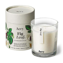 Load image into Gallery viewer, Fig Leaf Scented Candle - Black Fig Vetiver &amp; Cedarwood
