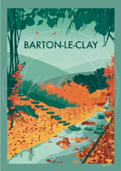 Barton-Le-Clay Poster Print