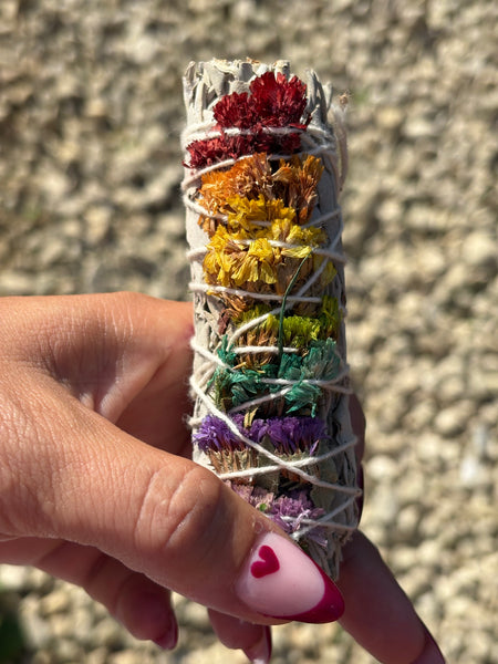 Chakra Sage Smudge Sticks