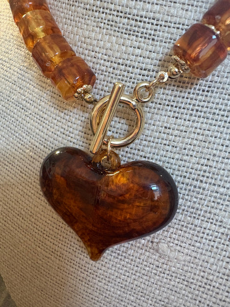 Heart Beaded Necklace