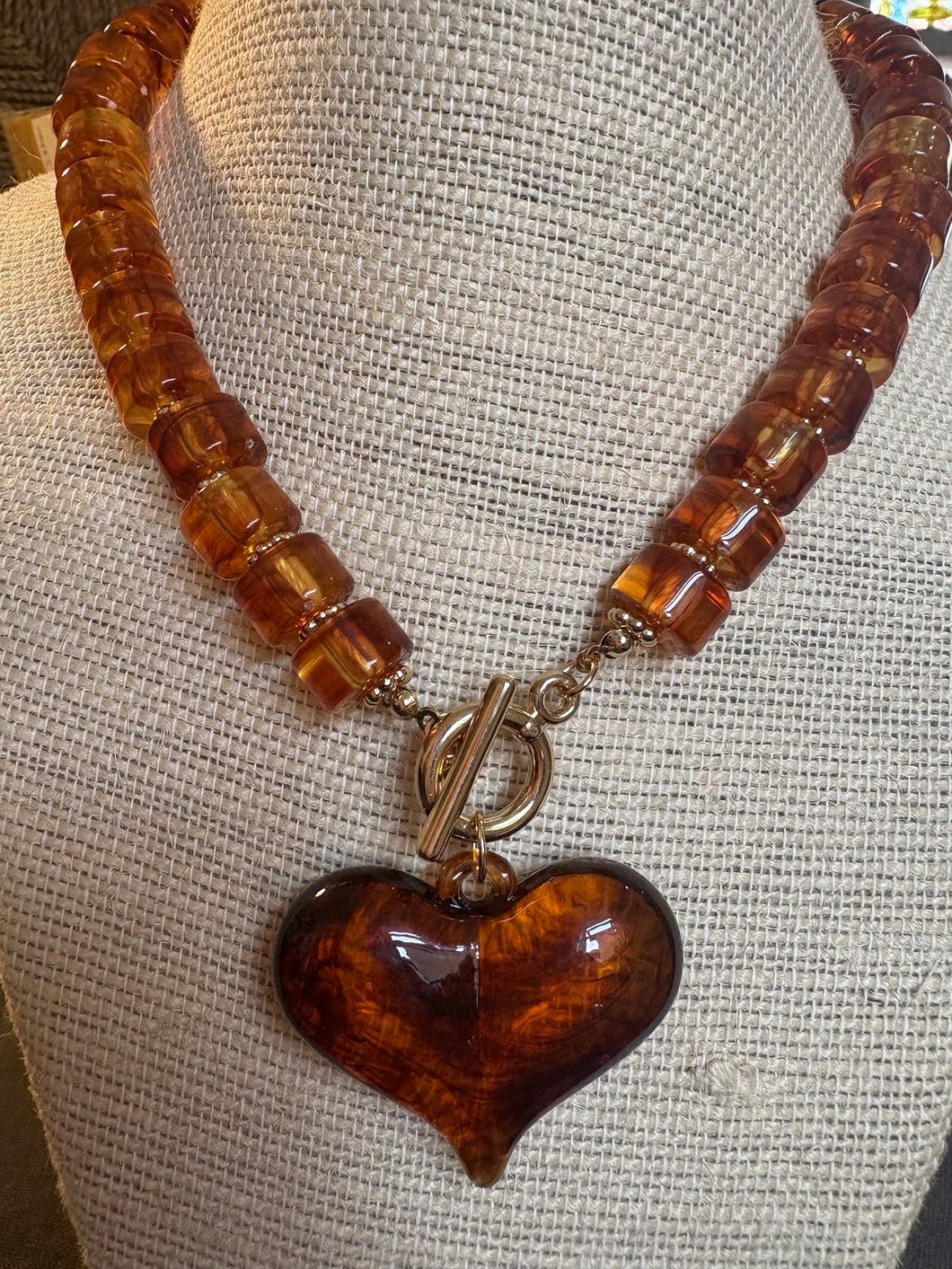 Heart Beaded Necklace