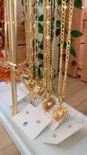 Load image into Gallery viewer, Gold Heart Radiance Necklace
