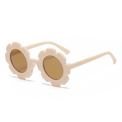 Flower Sunglasses - Cream