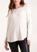 Load image into Gallery viewer, Boat Neck Soft Knit Jumper - Cream
