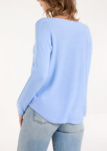 Load image into Gallery viewer, Boat Neck Soft Knit Jumper - Blue
