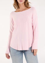 Load image into Gallery viewer, Boat Neck Soft Knit Jumper - Pink
