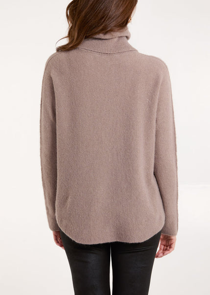 Roll Neck Soft Knit Jumper