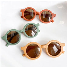 Load image into Gallery viewer, Kids Round Sunglasses - Orange

