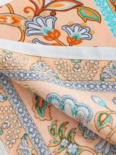 Load image into Gallery viewer, Relaxed Cotton Kimono In Blue Floral
