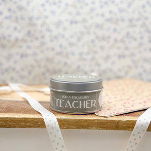 For A Treasured Teacher Candle