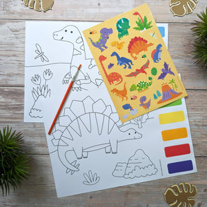 Paint Palette Art Set - Dinosaurs