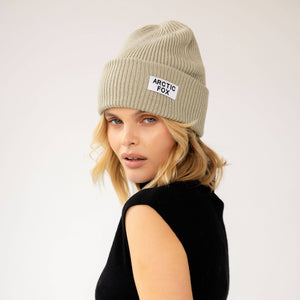 Recycled Bottle Beanie - Arctic Grey - AW24