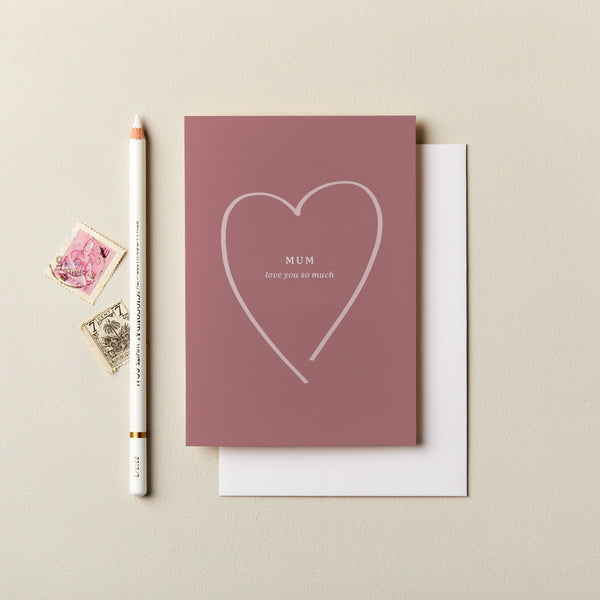 Love You Mum Birthday Card | Mother's Day Card | Mum Cards