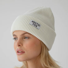 Load image into Gallery viewer, Recycled Bottle Beanie - Winter White
