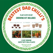 Load image into Gallery viewer, Number One Dad. Eco Grow Your Own Chilli Plants Kit
