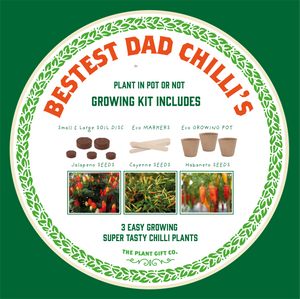 Number One Dad. Eco Grow Your Own Chilli Plants Kit