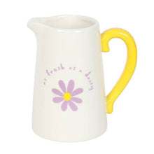 Load image into Gallery viewer, Fresh as a Daisy Ceramic Spring Flower Jug

