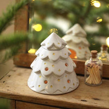 Load image into Gallery viewer, Ceramic Christmas Tree Wax Burner
